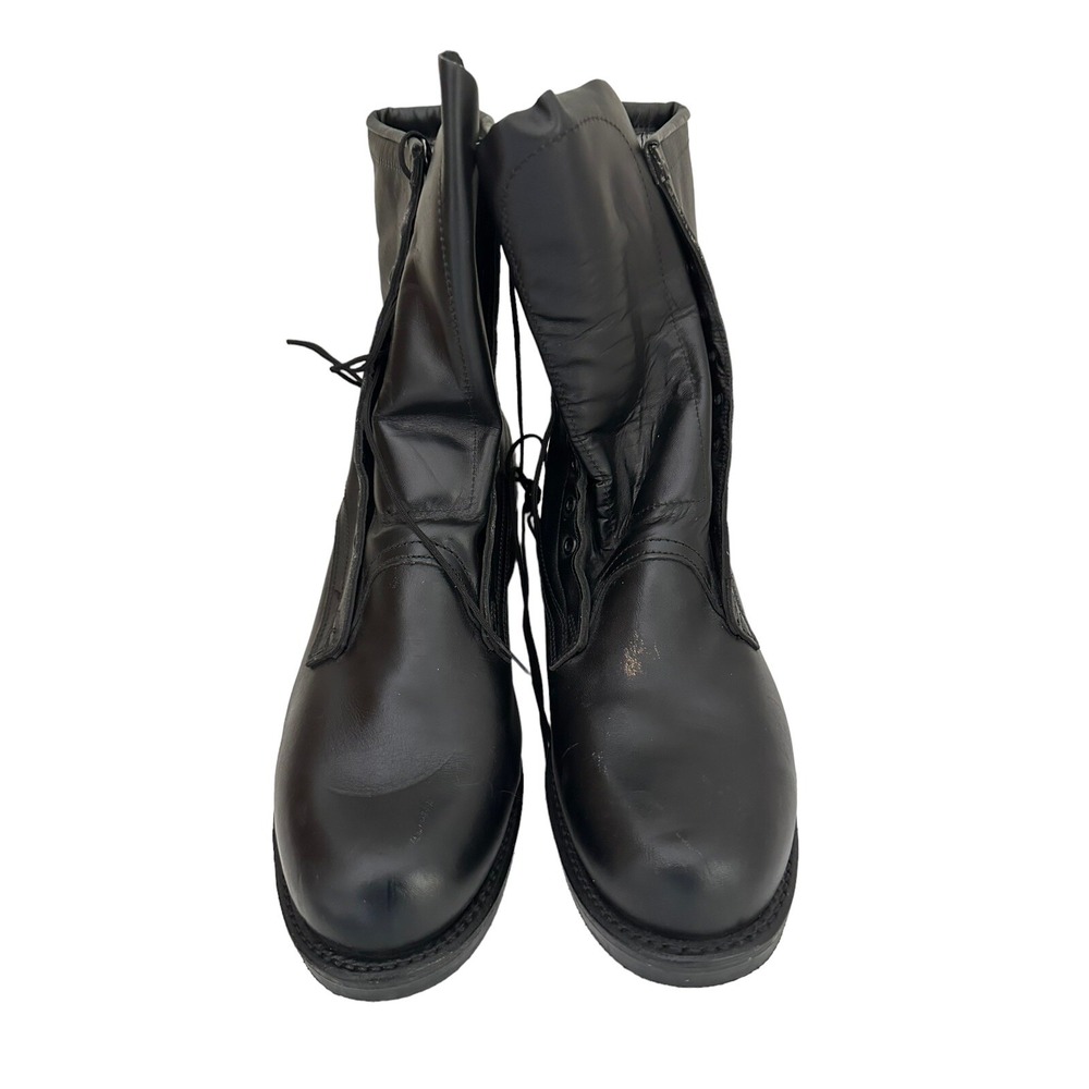 Addison Shoe Company Mens 60508 Military Hard Toe Boots Size 8.5E Black